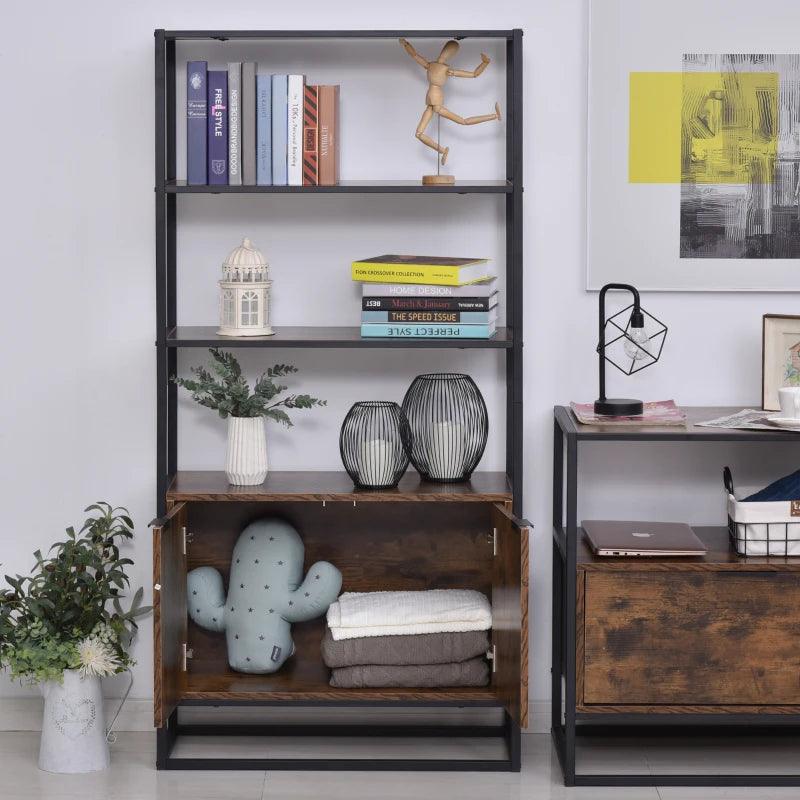 Industrial Bookshelf and Storage Cabinet | Brown - Toronto Liquidation Warehouse